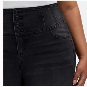 TORRID corset high rise premium jeans